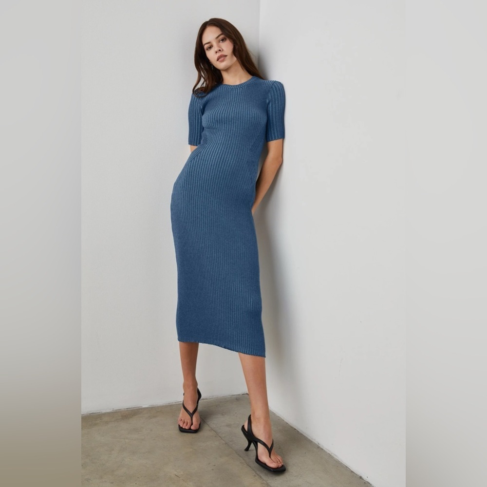 Rails Genesis Open Back Bodycon Dress Lake Melange